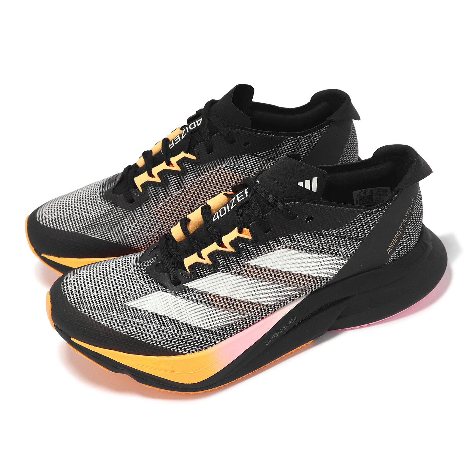 женские кроссовки adidas Adizero Boston 12 W Core Black Zero Mettalic Spark для бега IF9221