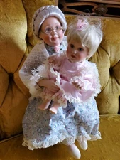 Once Upon a Time Porcelain Dolls by Judy Belle, Danbury Mint Collection 1991