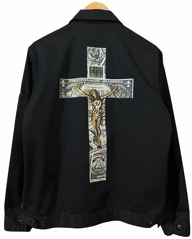Supreme Dead Kennedys Work Jacket Black M In God We Trust, Inc