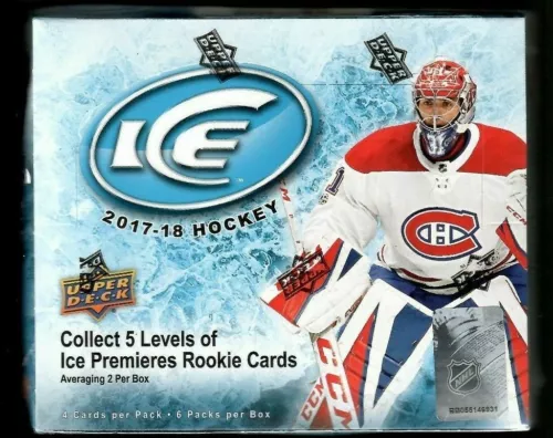 2017-18 UPPER DECK ICE HOCKEY HOBBY BOX FACTORY SEALED NEW 