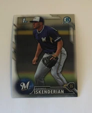 George Iskenderian 2016 Bowman Chrome Prospects #BCP187 Milwaukee Brewers