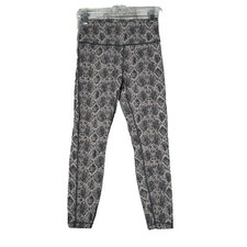 Athleta Pants Women XS Gray Snakeprint Ultimate 7/8 Tight Workout Gym Athleisure