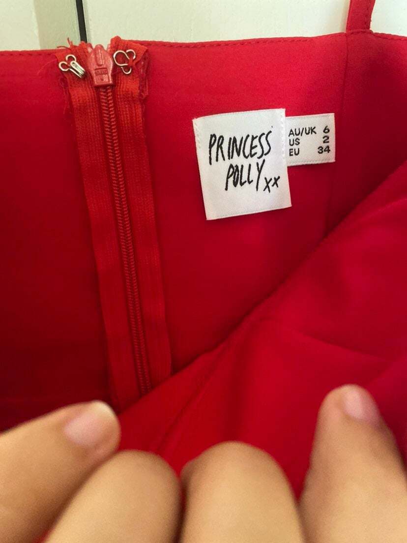 princess polly novella red dress NOVELLA MINI DRESS RED