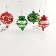 Ebenezer & Co. Set of 4 Nostalgic Ball Mercury Glass Ornaments  H238002