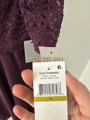alex evenings mock two-piece cocktail dress Alex Evenings Wedgewood Blue Sparkle Mock Two-Piece Cocktail Dress Size 14 $189