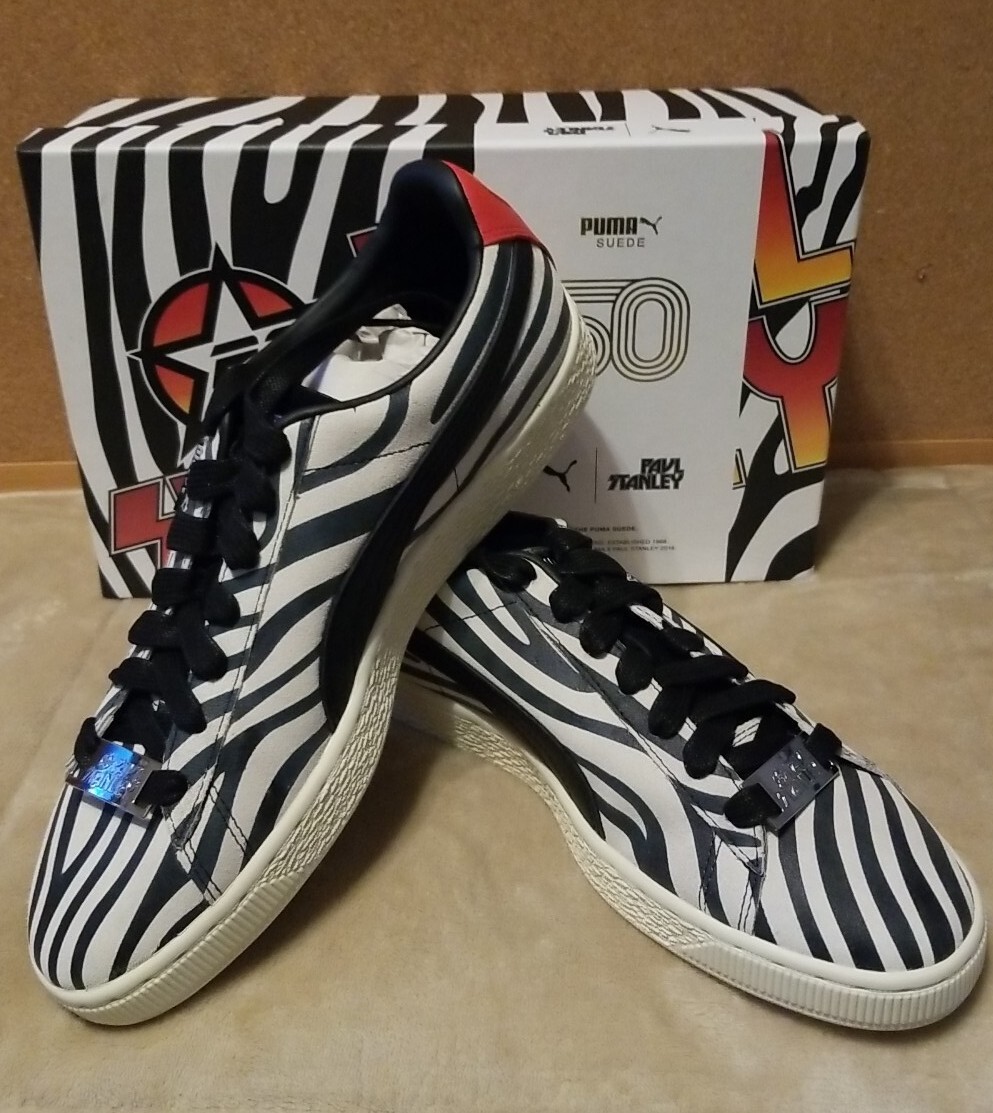 Puma Paul Stanley (Starchild) Of KISS Suede Zebra Running Puma Paul Stanley (Starchild) Of KISS Suede Zebra Running