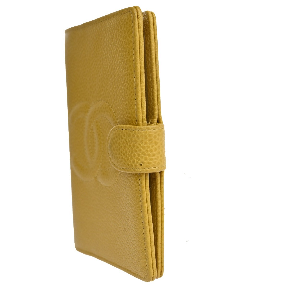 CHANEL ゴールド ノート CHANEL Agenda Day Planner Notebook Cover Grained Calfskin Leather