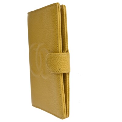 CHANEL Agenda Day Planner Notebook Cover Grained Calfskin Leather
