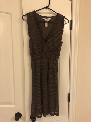 max studio brown dress Max Studio Brown Knee Length Dress Sz M From Nordstroms Worn Once