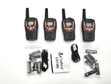 4 x Gently Cobra CXT385 Walkie Talkie w/22 Channels & up to 23 mile range