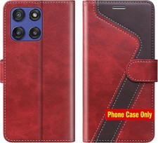 Moto G Stylus 5G 2025 Wallet Case, Leather Flip Case RFID Blocking Credit Card