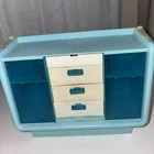 Vintage Barbie Dream Furniture Collection China Cabinet in blue 1978