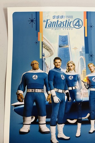 Fantastic 4: First Steps Marvel B&B Theaters Original Movie Theater Promo Poster - Picture 6 of 9