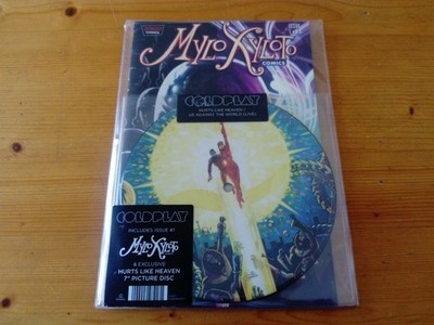 Coldplay Hurts Like Heaven Ltd 7'' PICTURE DISC + Mylo Xyloto Comic (RSD 2013)