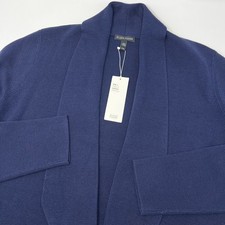Eileen Fisher Silk Organic Cotton Shawl Colla...