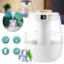 2L Humidifiers Ultrasonic Warm & Cool Mist LED Humidifier Top Fill For Bedroom