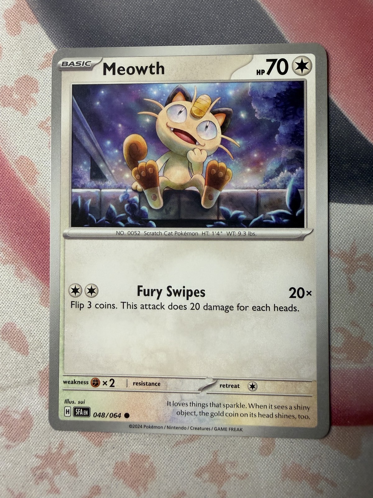 Meowth Common SV: Shrouded Fable 048/064 NM English