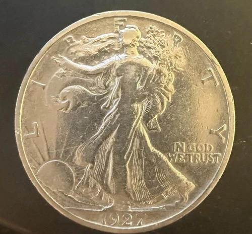 1927-S Walking Liberty  Half Dollar Silver 50C Circulated US Coin