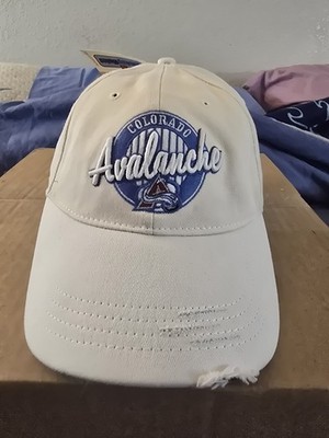 Colorado Avalanche e Drew Pearson Distressed bill Snapback Cap Hat - NWT