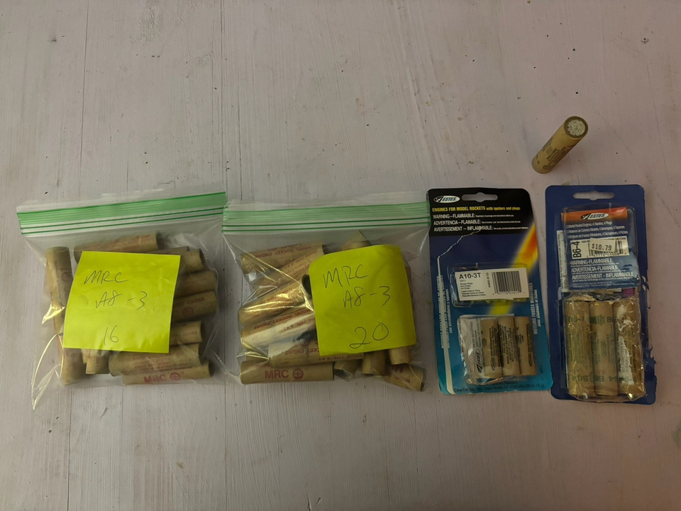 Estes and MRC Brand Model Rocket Kits- Science Fair/Boy Scouts | eBay