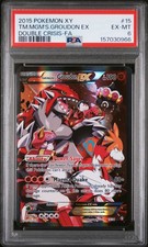 2015 POKEMON XY DOUBLE CRISIS #15 FULL ART/TEAM MAGMA'S GROUDON EX PSA 6 on eBay
