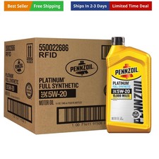 Platinum Full Synthetic 5W-20 Motor Oil 1-Quart, Case of 6 65.26 per gallon