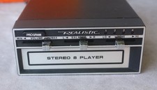 Vintage Realistic Super-Mini Car  Stereo 8-Track Player 12-1800