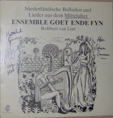 LP Gheselscap Goet Ende Fyn Niederländische Balladen Und Lieder Aus Dem Mittela
