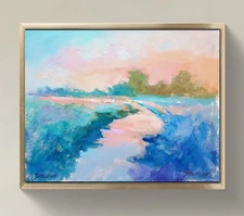 Original Impressionist Painting on 14x11 inch Canvas - Signed by the Artist