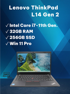Lenovo ThinkPad T14 Gen2 i7-1185G7 32GB RAM 256GB SSD 14''FHD Intel Iris Xe #A3
