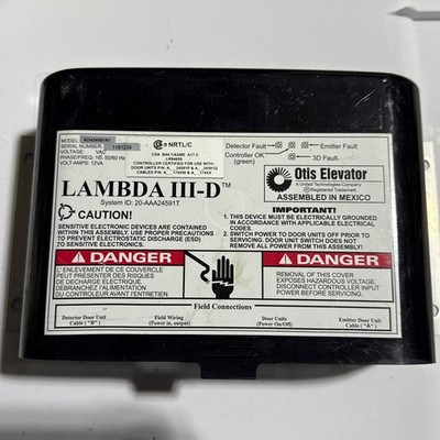 2PCs.Otis LAMBDA III-D System ACA24591R3 Via Dhl Express. Case Only.