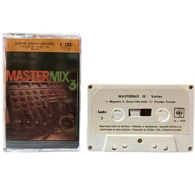 Mastermix 3 - Cassette Bolivia Discos Heriba VG+/VG+ C-CBS 1193