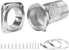 Magnetic Dryer Vent Connector Kit, Airtight Seal Magnetic Dryer Vent Coupling wi