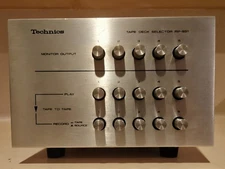 Rare Technics RP-951 Tape Deck Selector, Connecting 5 Tape Decks to Receiver