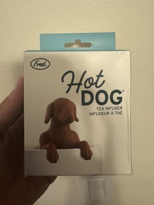 Fred Hot Dog Brown Silicone Tea Infuser Mug's Best Friend Novelty Gift Dog Lover