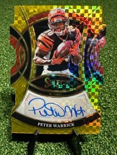 Peter Warrick [Gold Prizm Die-Cut] #SP-PWK 2025 Panini Select Signature 10/10!!