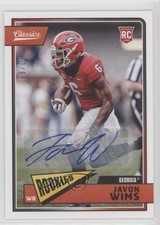 2018 Panini Classics Rookies Significant Signatures 2/99 Javon Wims Auto 2t9
