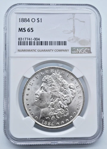 1884-O Morgan Silver Dollar NGC MS65 -  T120