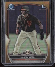 2023 Bowman Draft Luke Shliger Chrome Gold Refractor #/50