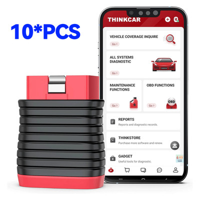 10*PCS Thinkcar BD6 Lifetime Free OBD2 Scanner Full System Diagnostic 5+Resets
