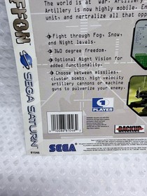 GunGriffon Sega Saturn Original Cover Art Insert Only No Game Disc Case Manual