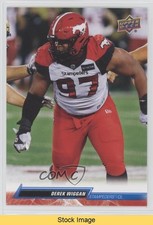 2023 Upper Deck CFL Blue Derek Wiggan #42 READ q2l