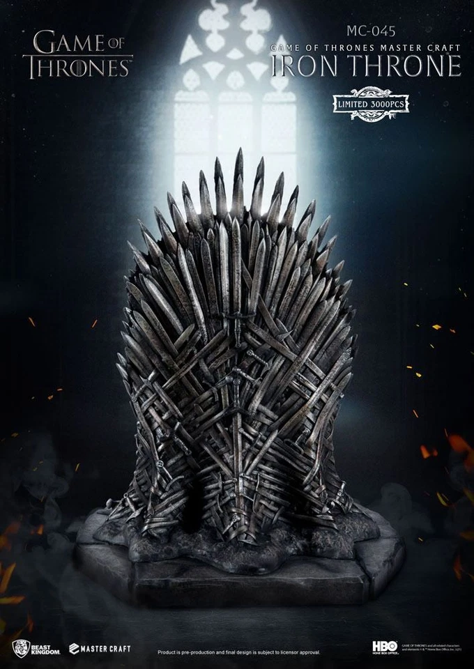 Game Of Thrones Maître Artisanat Statue Trône De Fer 41 Cm Beast Kingdom Jouets - Photo 4/4