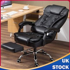 Executive Office Chair Leather Computer Recliner Gaming Chair Desk Chair Swivel