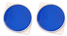 Prod Co cdrf-3b 2pk 3-1/4"blu Reflector