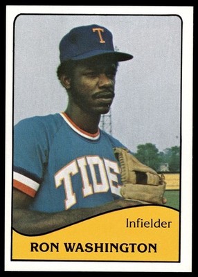 1979 TCMA #9 Ron Washington Tidewater Tides