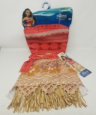 Jakks Pacific Disney Moana  s Adventure Outfit Costume Size 4-6X Age 3  Up