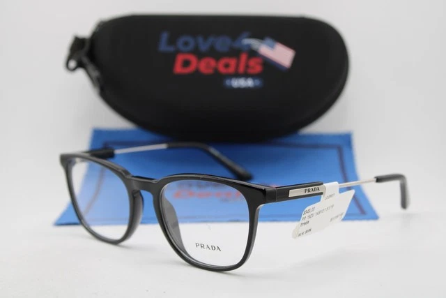 Prada Women Unisex VPR19L ZXJ-1O1 Eyeglasses Frame 54-16-135 Italy w Case Prada Vpr 19 for sale | eBay main image 2