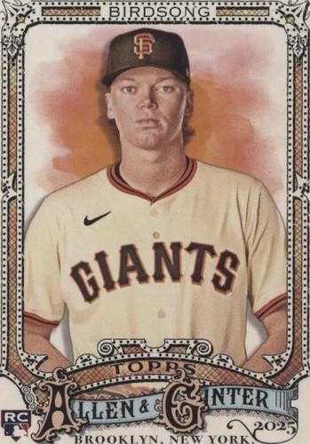 2025 Topps Chrome Hayden Birdsong Rookie Autographs San Francisco 