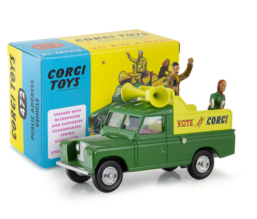 CORGI - 472 Land Rover P.A. Vehicle. New Boxed Re-Issue. Die Cast Vehicle. - Picture 2 of 7